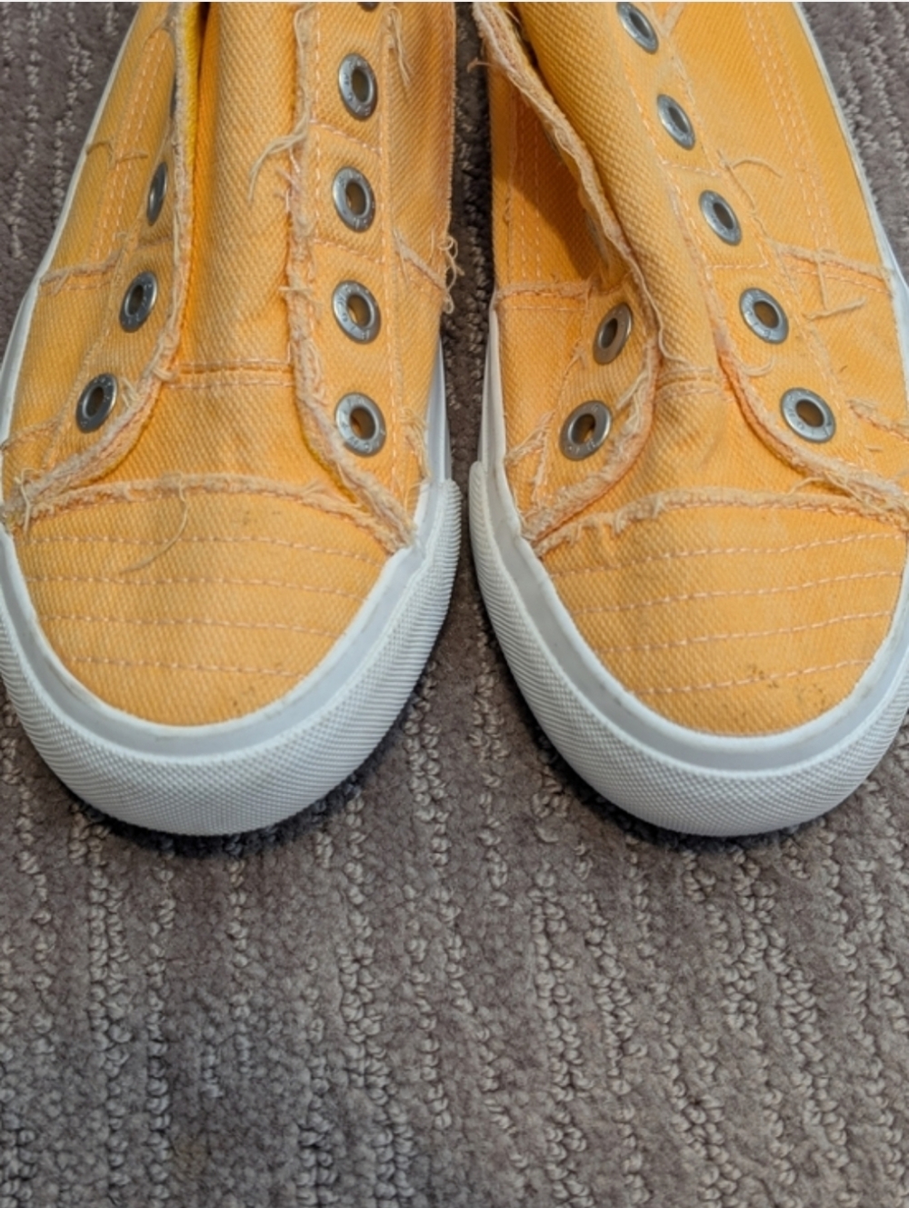 Orange-ish Yellow Blowfish Malibu Shoes - Picture 6 of 10
